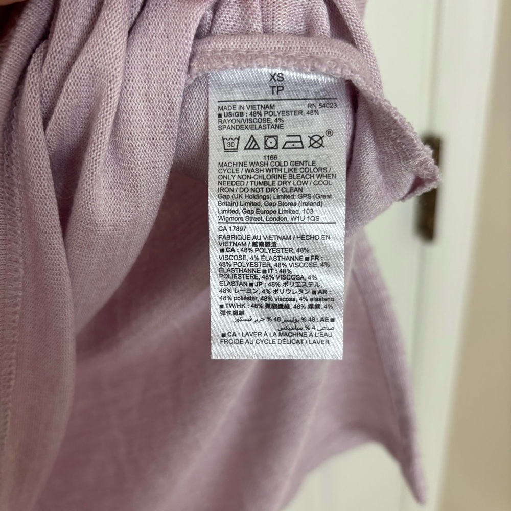 GAP NWT Soft Cowl Neck Top Size XS - Picture 9 of 10